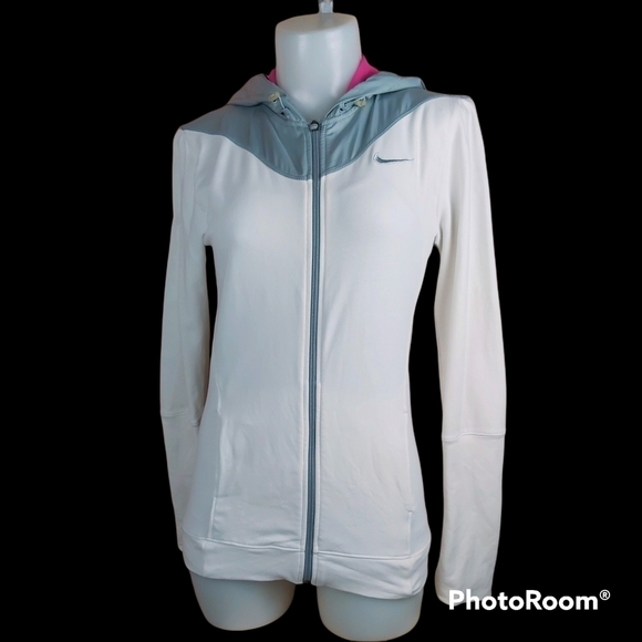 🍄3/50$🍄 NIKE zip up sweater running  jacket size small - Picture 1 of 9